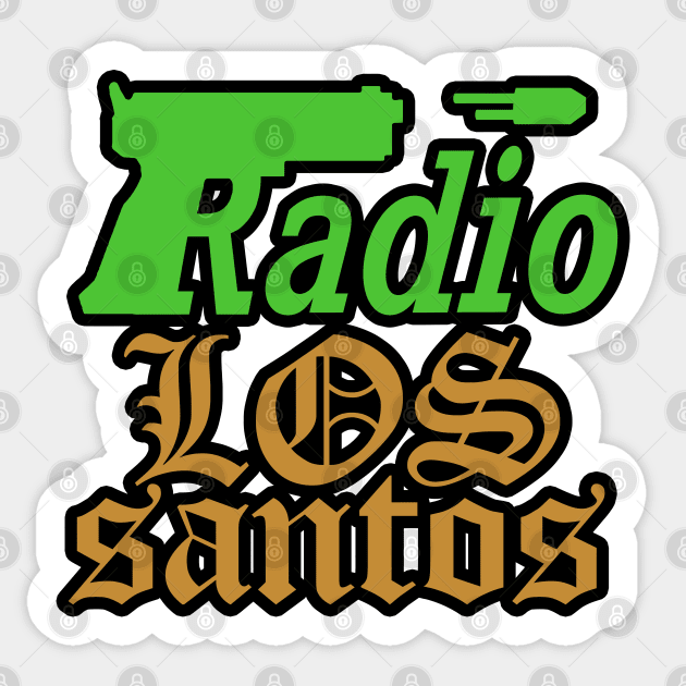 Radio Los Santos [GTA SAN ANDREAS] Sticker by jennesis